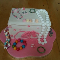 Jewellery Box Cake Cake for my goddaughters 8th birthday