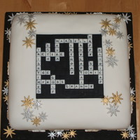 Crossword Cake 65th Birthday cake for my mother - who is a daily crossword user.