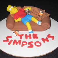 Bart Simpson Bart Simpson after drinking a few Duff beers