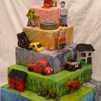 New Moon Movie all "eatable" :) rice crispies, MMF, royal icing, SUPER fun to make, I am a HUGE fan of this SAGA!