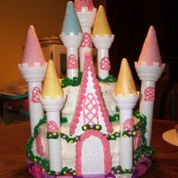 Castle Cake Castle cake for my friends daughter