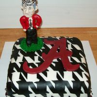 Bear Bryant Bobble Head Cake I made the bobble head of Bear Bryant, Alabama footballs favorite coach, out of chocolate.