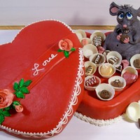 Unexpected Guest Vanilla butter cake with Lemon cream icing covered in marshmallow fondant. All decorations are hand made from gum paste, modeling chocolate...