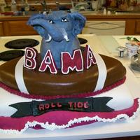 Bama Roll Tide Cake 
