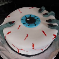 First Attempt...:) Well...I did it, I finally made my first cake, I took the idea from many who have made this. I used Satin Ice Fondant over a orange...