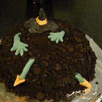 Buried Witch This was another fun cake too make. I got the idea from another fantastic cake maker from this site. I made this for my 7 yr old Halloween...