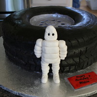 Michelin Tire Michelin tire was made for the owner of a tire shop for his birthday.