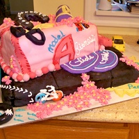 Athletic Club Thankyou Cake This is a cake i made for my friends at work, its a gym bag sitting on the gym floor (matting) and its full/surrounded by objects that...