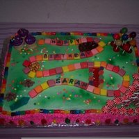 Candyland Cake My daughter loved playing Candyland & wanted a cake to match the playing board.