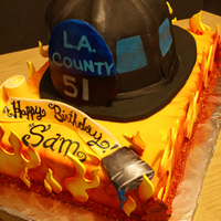 Sam's Fire Hat Cake I am just starting out. I have baked all of my life and dabbled in cake decorating. I am finally taking decorating classes as well as...
