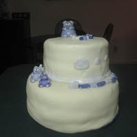 Purple Bear Cake 