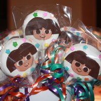 Dora The Explorer Cake Pops Made these for my niece's birthday.