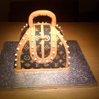 Lv Handbag Cake My very first handbag cake!
