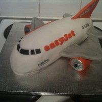 Plane Cake I made this for a leaving do!