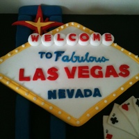 Las Vegas Sign Cake 