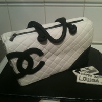Chanel Handbag This is a picture of a cake I made for a friend's 30th birthday.