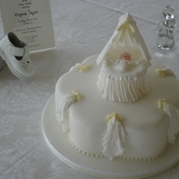 Baby In A Cradle The actual cake was relatively easy, but the cradle took days to construct. I enjoyed every minute of it though!