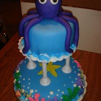 Under The Sea Cake wilton's course 3 finale cake!!