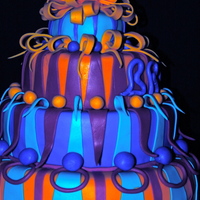 Brianna Blue contemporary geometric