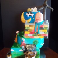 Mother Goose Themed Cake 