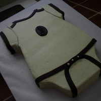 Monogram Onesie Cake & Cupcakes 