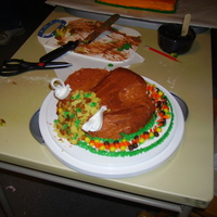 Turkey Dinner You would not believe how many people actually thought this was a real turkey.