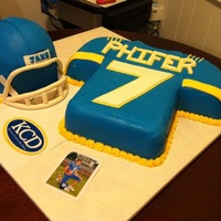 Football Birthday Cake 