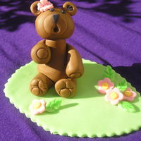 Honey Bear Tried another gumpaste figure saw on CC.
