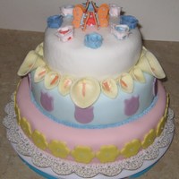 Spring Flower Butterfly Cake Nothing says spring like flowers and butterflies.