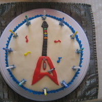 Guitar Hero Cake guitar hero cake