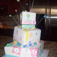 Whimsical Topsy Cake! First topsy turvy cake for a grown up friend of mine ,lol. she loved it. Her nieces and nephews at the party thought my fondant balls were...