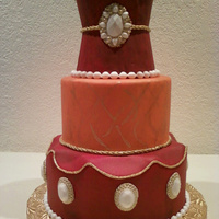 Moroccan/mediterranean Style Cake A moroccan/mediterranean style cake for the daring bride!