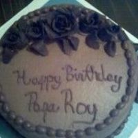 Daddy's B-Day Cake i made this cake for my daddy's b-day. i got the idea from the 1997 wilton yearbook. my first time making roses.