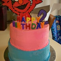 Elmo Cake For Twins Elmo is royal icing made w. meringue powder so the children could eat him..and they loved it.. the number 2 is also edible... top layer is...