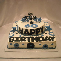 Happy 60Th Birthday BC with fondant accents......thanks for looking!