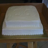 Wedding Shower Cake Only instruction I received was "NO chocolate. Include some Fleur de Lis"... okay... so, there ya go... cake is WASC and covered...