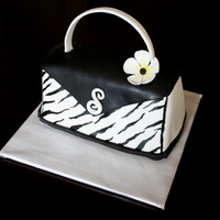 Zebra Purse Cake Zebra purse cake, inspired by CakeGirls purse cakes, for one of my best friend's 25th birthday.