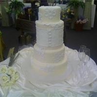 Corset Cake Cake dummy made for flower shop display