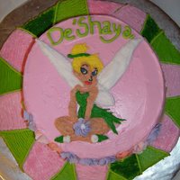 Tinkerbell My first pattern transfer! It was much easier than I thought! 7 year old girl