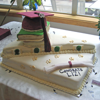 Eastlake High School Graduation '09 made this cake for my sisters graduation party