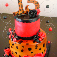Leopard Hot Pink 15Th Birthday 