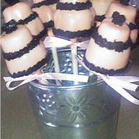 Wedding Cake Pops practice cake pops I did for an upcoming event...