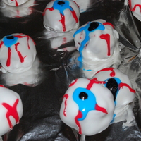 Eyeball Cake Balls yummy halloween fun