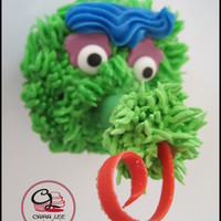 Philadelphia Phanatic Made these for a friend's 30th birthday. Its the Phillies Mascot - the Phanatic. I complemented them with baseballs, hot dogs and...