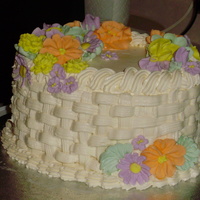 First Cake Hi this is the first cake that I have decorated.