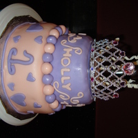 First Birthday Princess Cake My first stacked cake :-)