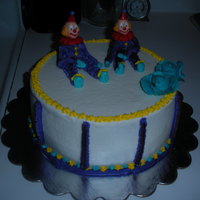 Wilton Course 1 Clown Cake Not a fan of clowns personally, but this is what I came up with for the class.
