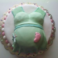 Mommy Baby Belly Cake I haven't been able to find my camera charger so these are the only photos I have from my cell phone. This was my 5th cake and my...