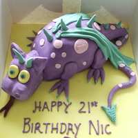 Purple Dragon Cake purple dragon birthday cake