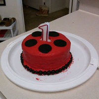 First "smash" Cake This was my first cake ever. I had some difficulties with the fondant circles sticking. This is made of all butter cream icing and the...